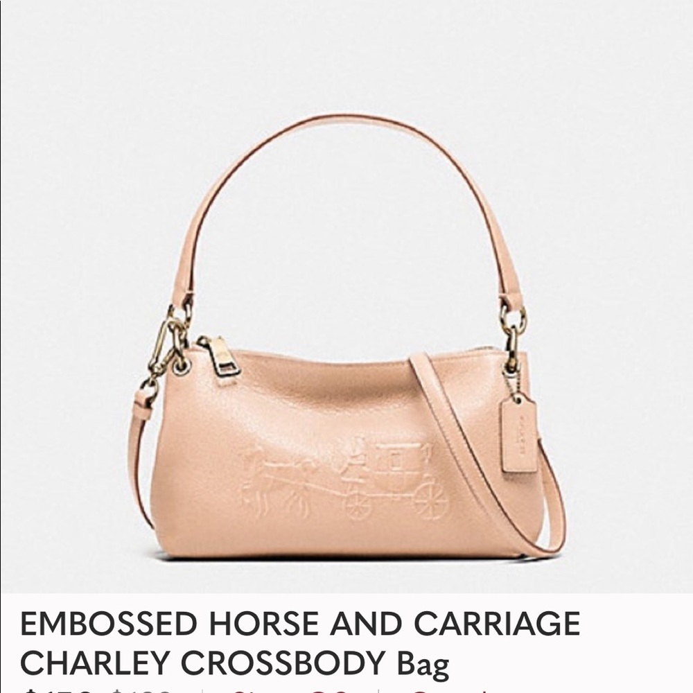 Coach Leather Crossbody Charley bag